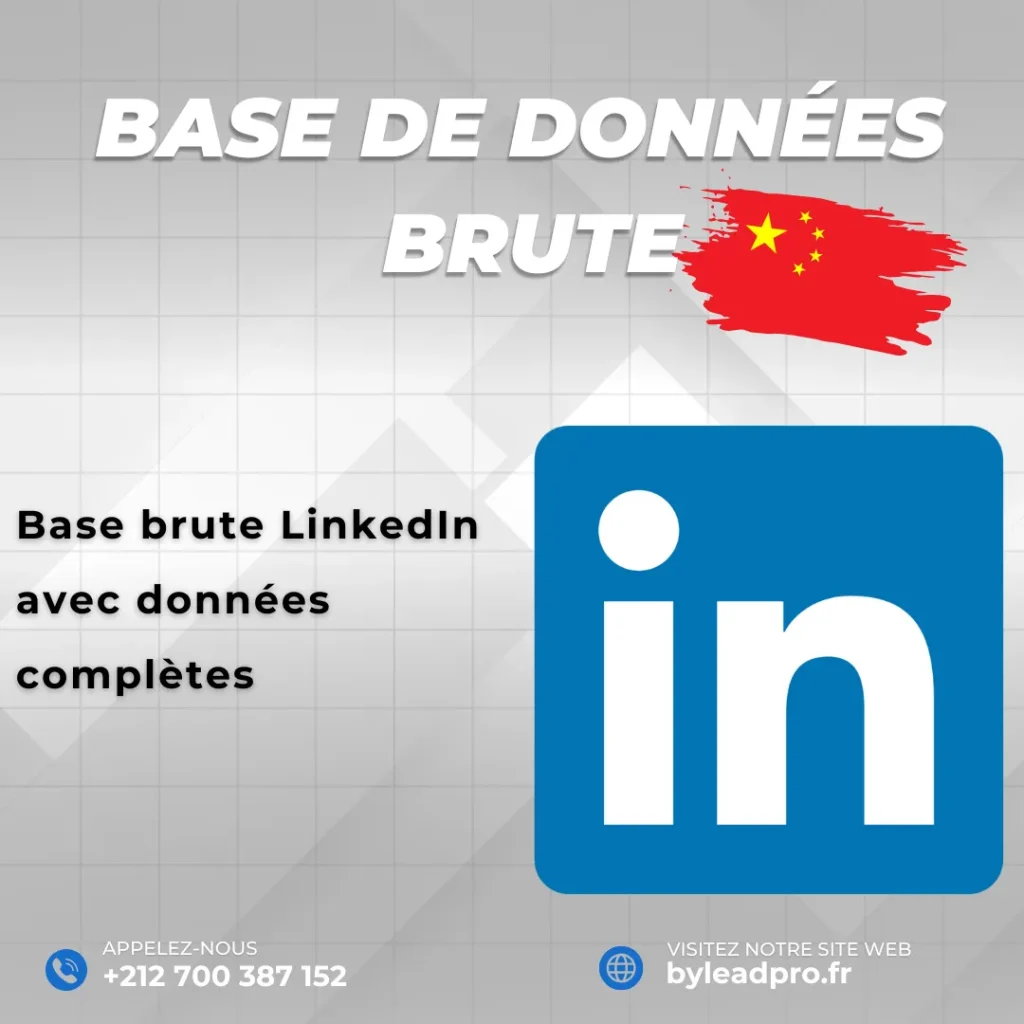 Base de données LinkedIn – Prospects BRUT Croatie
