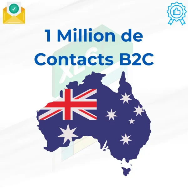 Base de Données Australie Brute – 1 Million de Contacts B2C