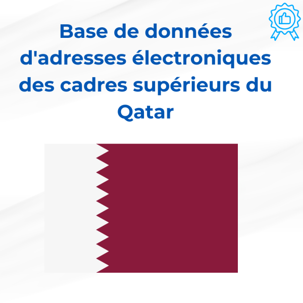 Base de données premium des cadres dirigeants au Qatar – Contacts vérifiés et à jour