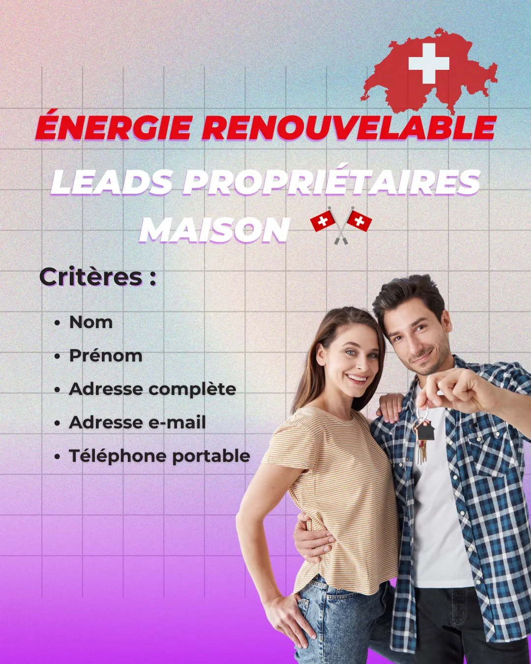 Fichier Énergie Renouvelable Suisse – Leads Propriétaires Maison Fichier Énergie Renouvelable Suisse – Leads Propriétaires Maison