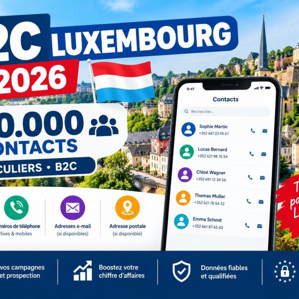 B2C LUXEMBOURG 2026 (300.000 CONTACTS)